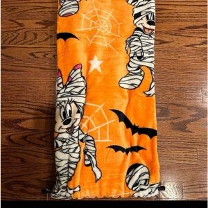 Disney Mickey and Minnie Mouse Halloween Mummy Plush Throw Blanket